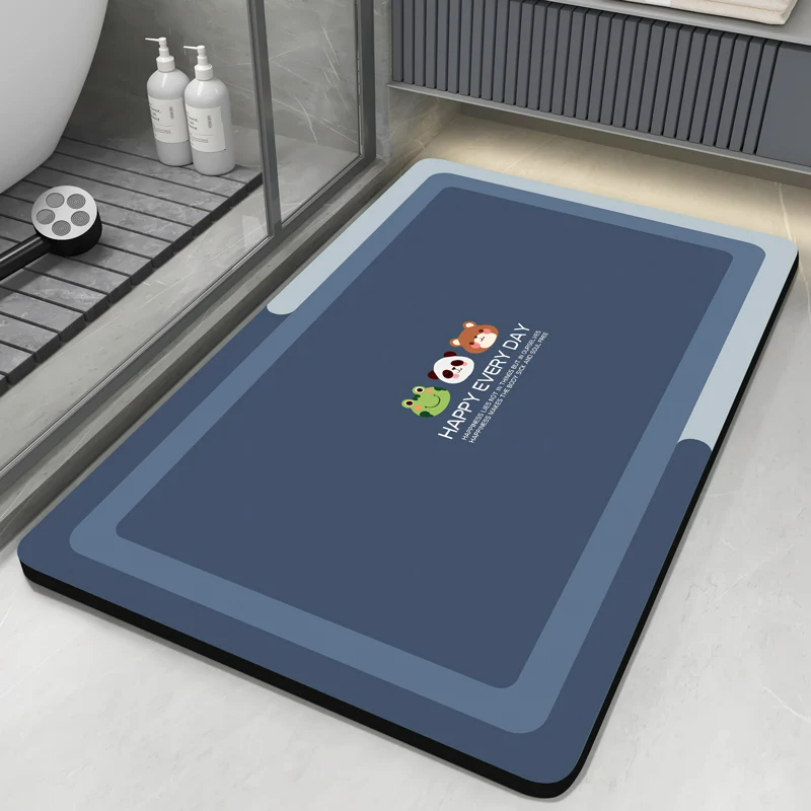 珪藻土バスマット浴室吸収性アンチスリップフロアマット足カーペ - Quick Dry Diatomite Bath Mat のレビューと価格